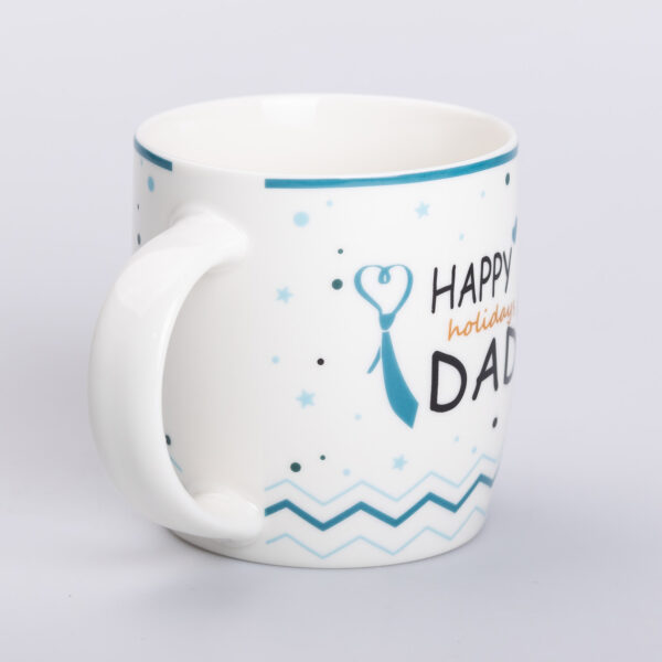 Кружка керамічна з написами 450 (мл) Happy holidays dad_RX-N240278HD_Milantium_2