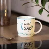 Кружка керамічна з написами 450 (мл) Happy holidays dad RX-N240278HD_RX-N240278HD_Milantium_4