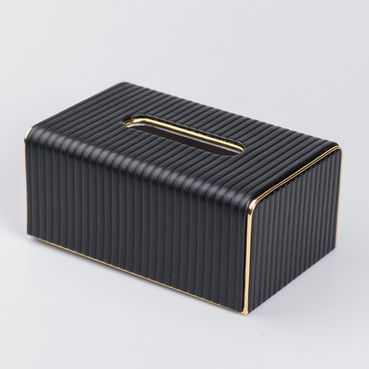 Eco -Eco -Napkin прямоугольный органайзер 21,5x13x9 см для салфеток на столе, Черный - купить в Украине недорогой