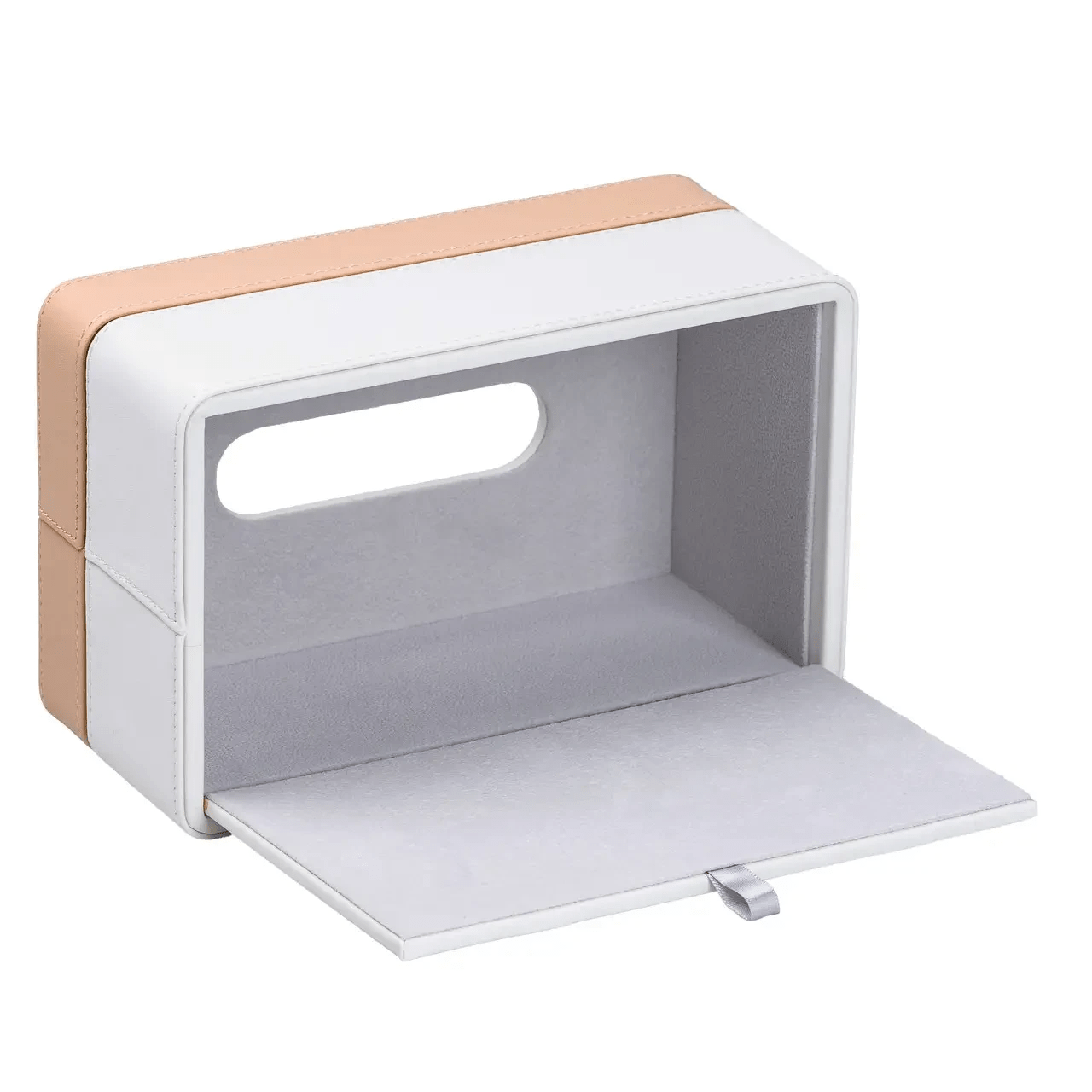 Салфетница из эко кожи 21.5х14х9 см органайзер для салфеток на стол Lugi_HP-3-209_Milantium_5