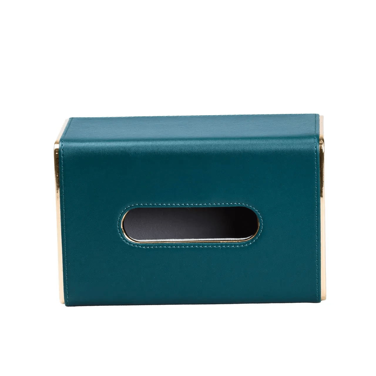 Салфетница из эко кожи 21х13.5х9.5 см органайзер для салфеток на стол Зеленый Lugi_HP-3-208GR_Milantium_2