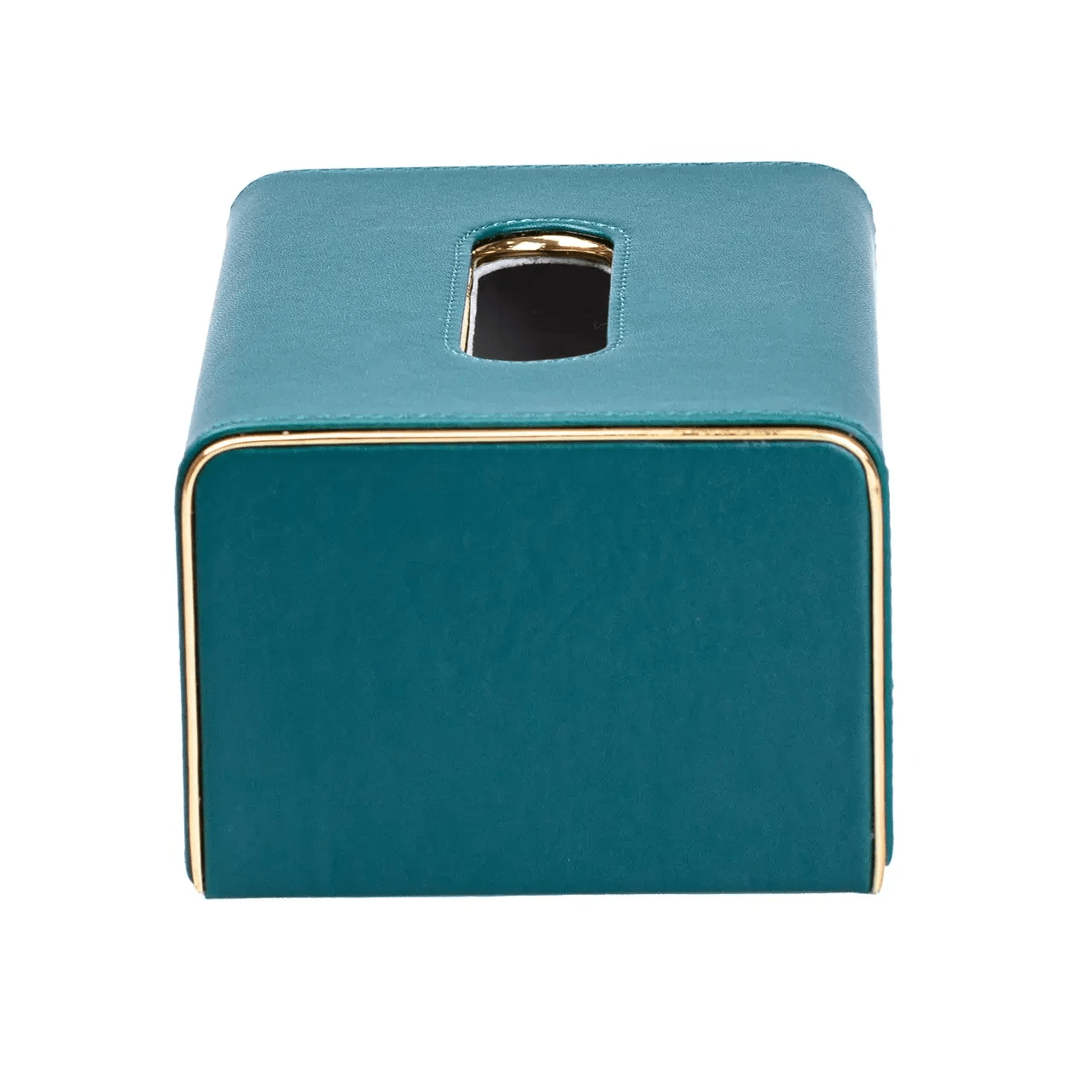 Салфетница из эко кожи 21х13.5х9.5 см органайзер для салфеток на стол Зеленый Lugi_HP-3-208GR_Milantium_6