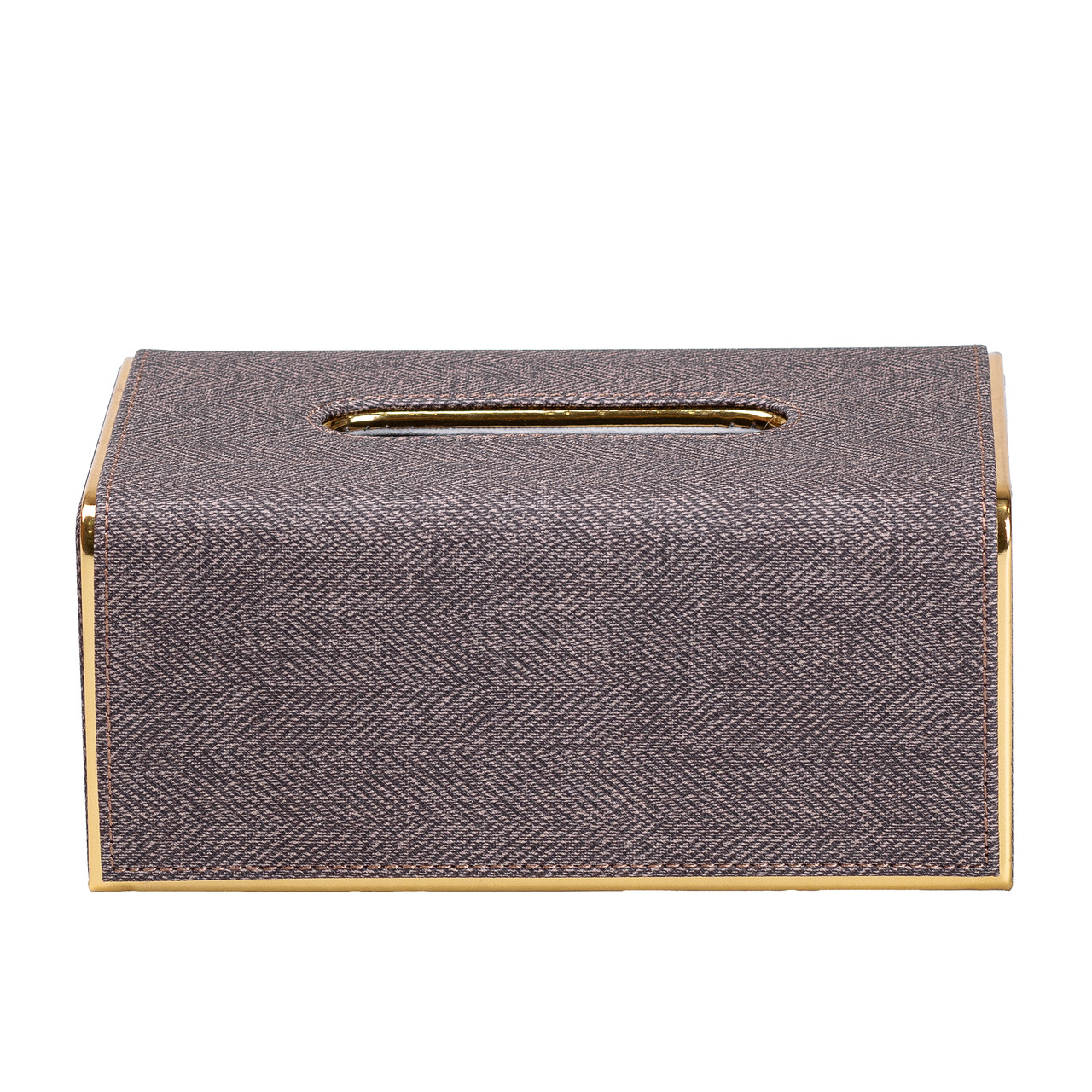 Салфетница горизонтальная 21х13х9 см органайзер для салфеток на стол Коричневый_HP-3-118BR_Milantium_4