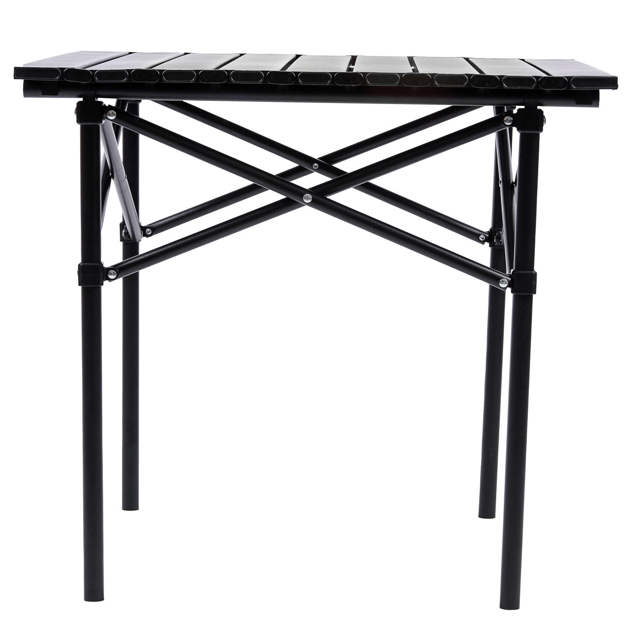Стіл для пікніка складаний 50 x 53 x 50 см чорний_HPS4_Milantium_3