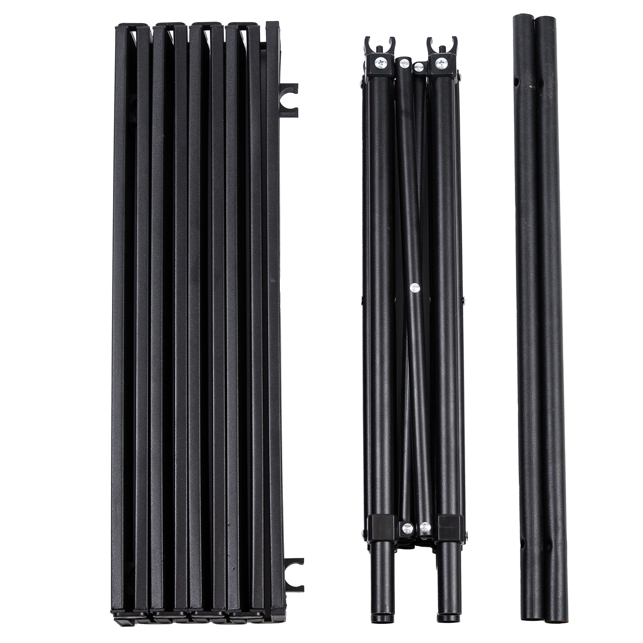 Стіл для пікніка складаний 50 x 53 x 50 см чорний_HPS4_Milantium_4