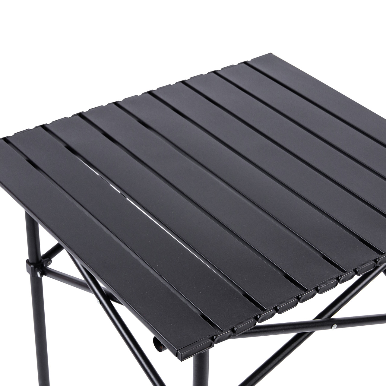Стіл для пікніка складаний 50 x 53 x 50 см чорний_HPS4_Milantium_5