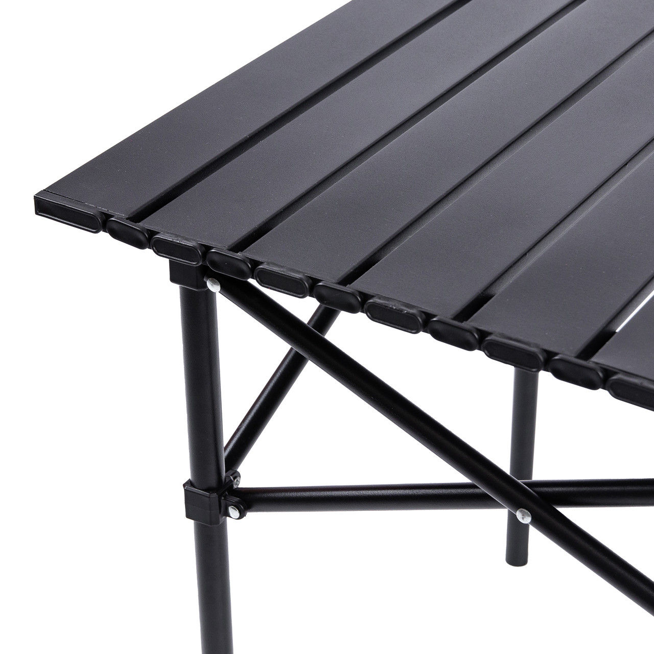 Стіл для пікніка складаний 50 x 53 x 50 см чорний_HPS4_Milantium_6