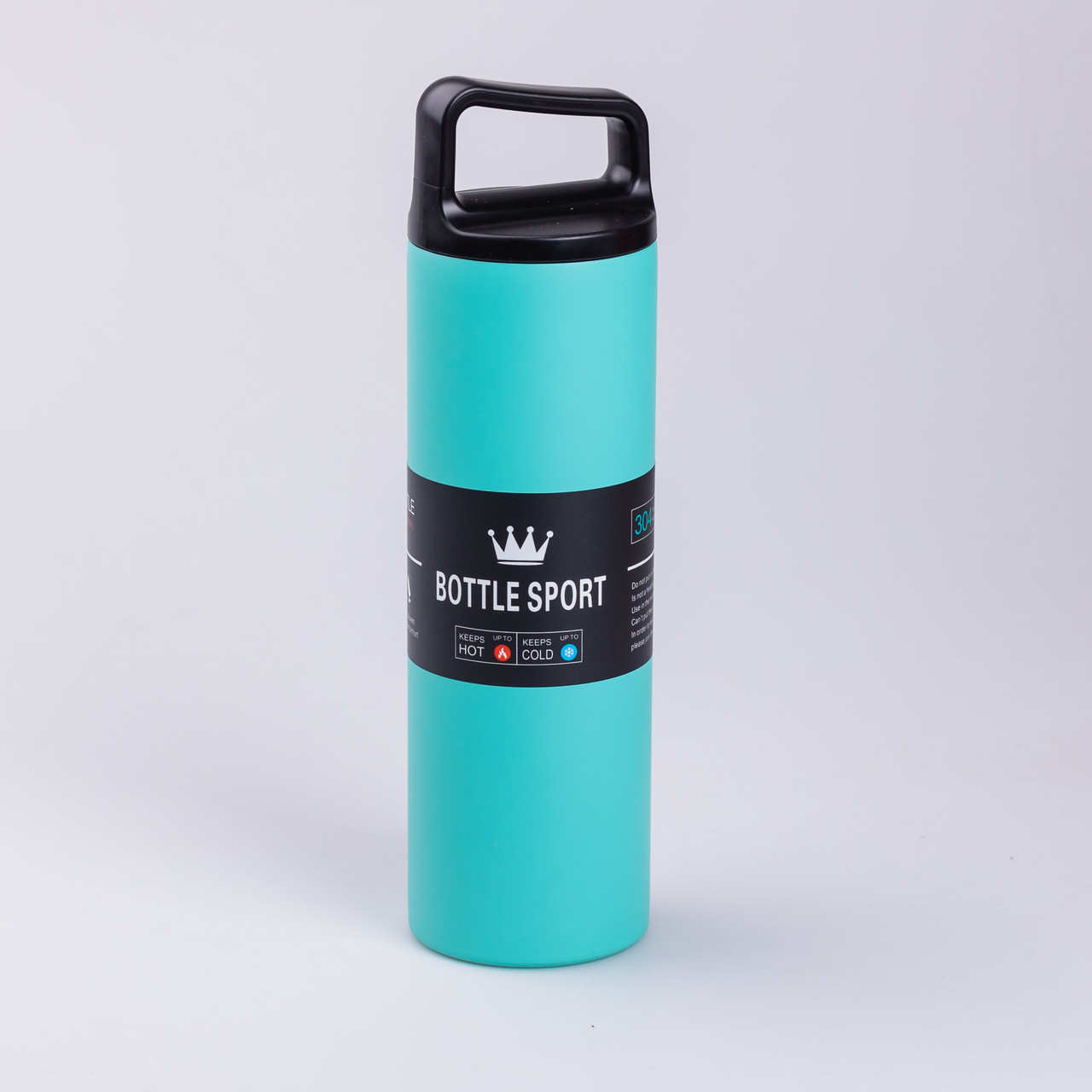 Термос металевий 500 мл з нержавіючої сталі Bottle Sport з ручкою м&apos;ятний – купити в Україні недорого