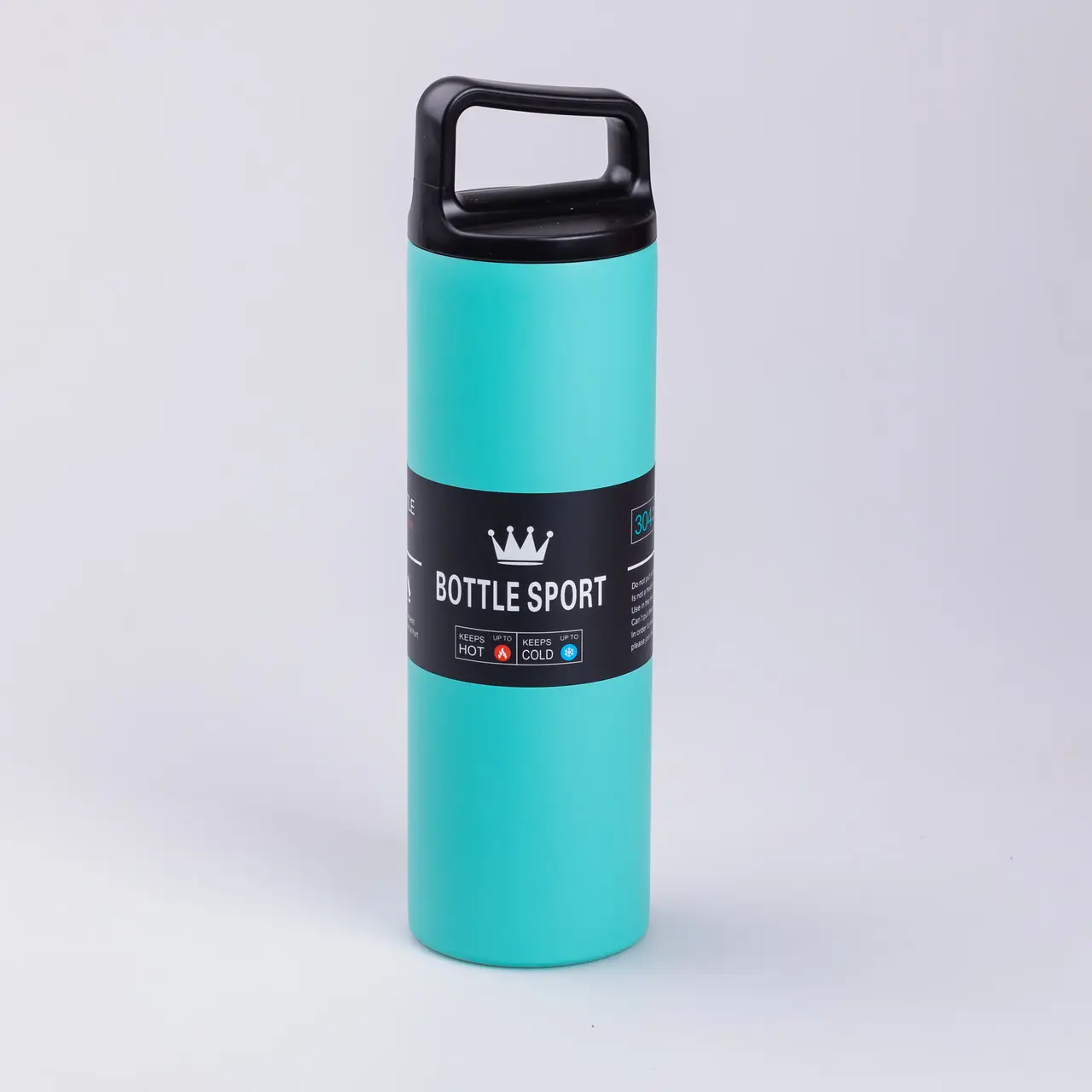 Термос металевий 500 мл з нержавіючої сталі Bottle Sport з ручкою м&apos;ятний – купити в Україні недорого
