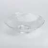 Фруктовниця скляна Ø23 ваза для фруктів Листя лотоса_HP-YH-12_Milantium_4