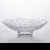 Фруктовниця скляна Ø23 ваза для фруктів Листя лотоса_HP-YH-12_Milantium_5