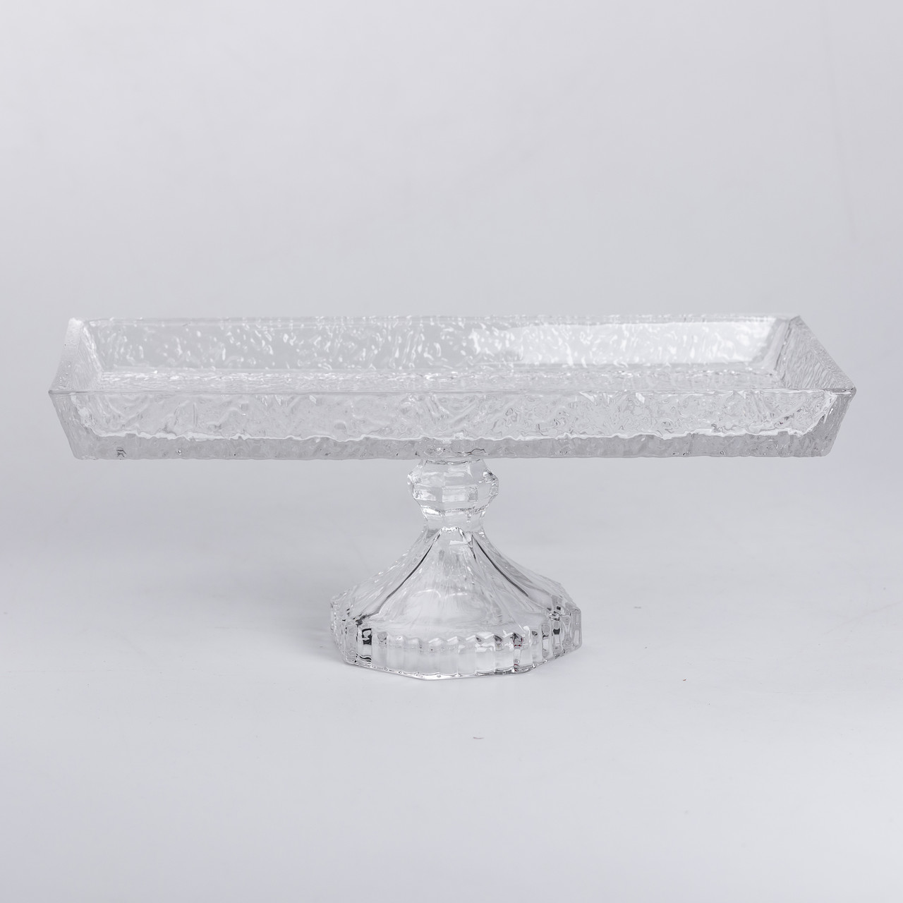 Фруктовниця скляна на ніжці 27.5х13.5х11 см ваза для фруктів_HP-YH-35_Milantium_2