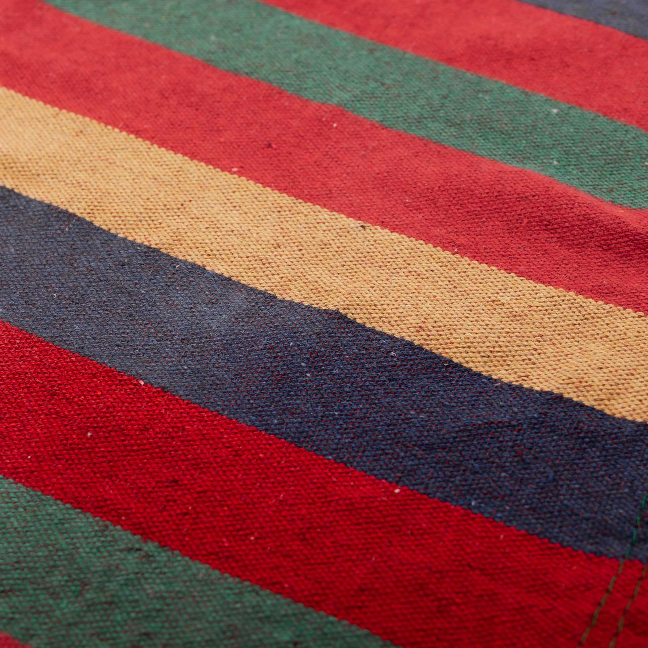 Гамак туристичний підвісний тканинний 174х80 см садовий гамак з планкою на дачу для відпочинку Червоний_SJ-0010-2R_Milantium_7