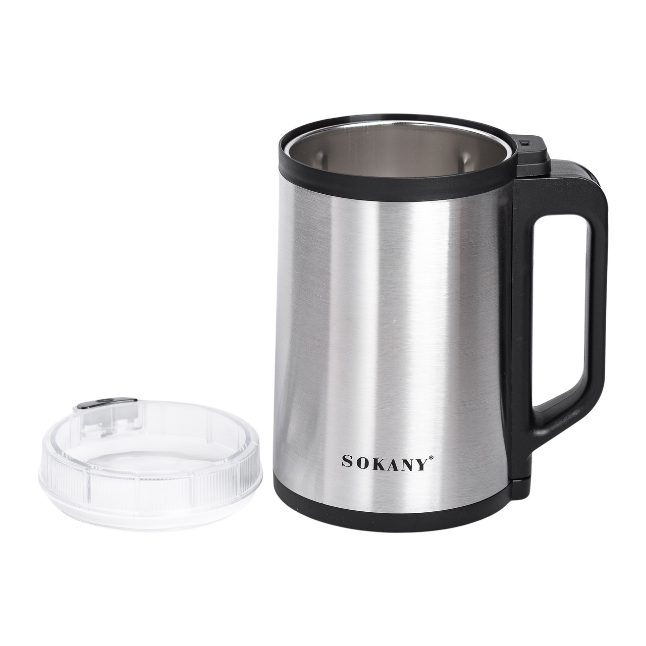 Кавомолка електрична 300 Вт автоматична 140 г для дрібного помолу із нержавіючої сталі Sokany SK-04021_Sk-04021_Милантиум_2