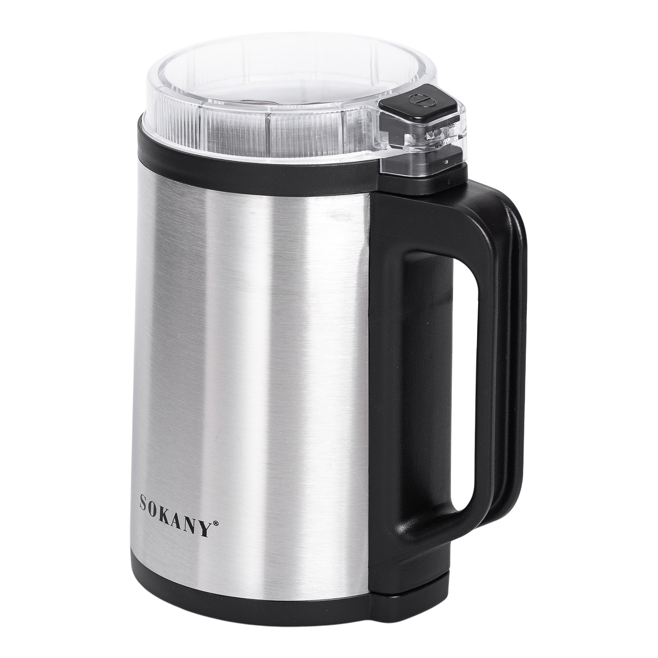 Кавомолка електрична 300 Вт автоматична 140 г для дрібного помолу із нержавіючої сталі Sokany SK-04021_Sk-04021_Милантиум_4