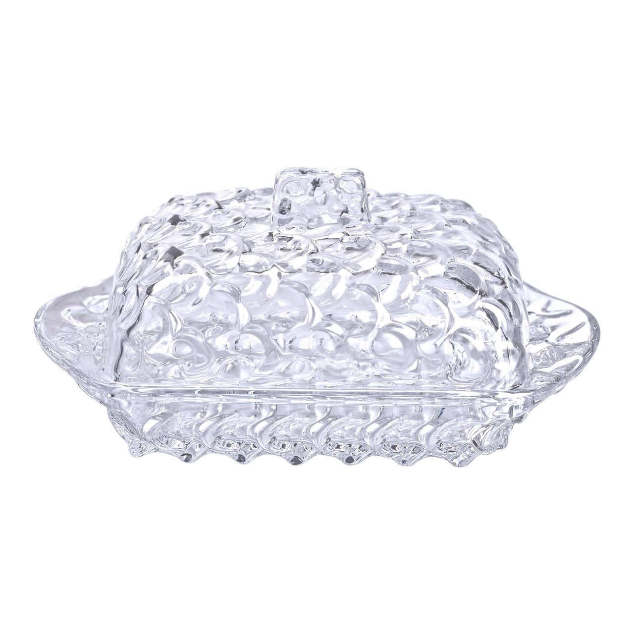 Маслянка для вершкового масла 17х10.5х8 см з кришкою зі скла HP-YH-46_HP-YH-46_Milantium_2