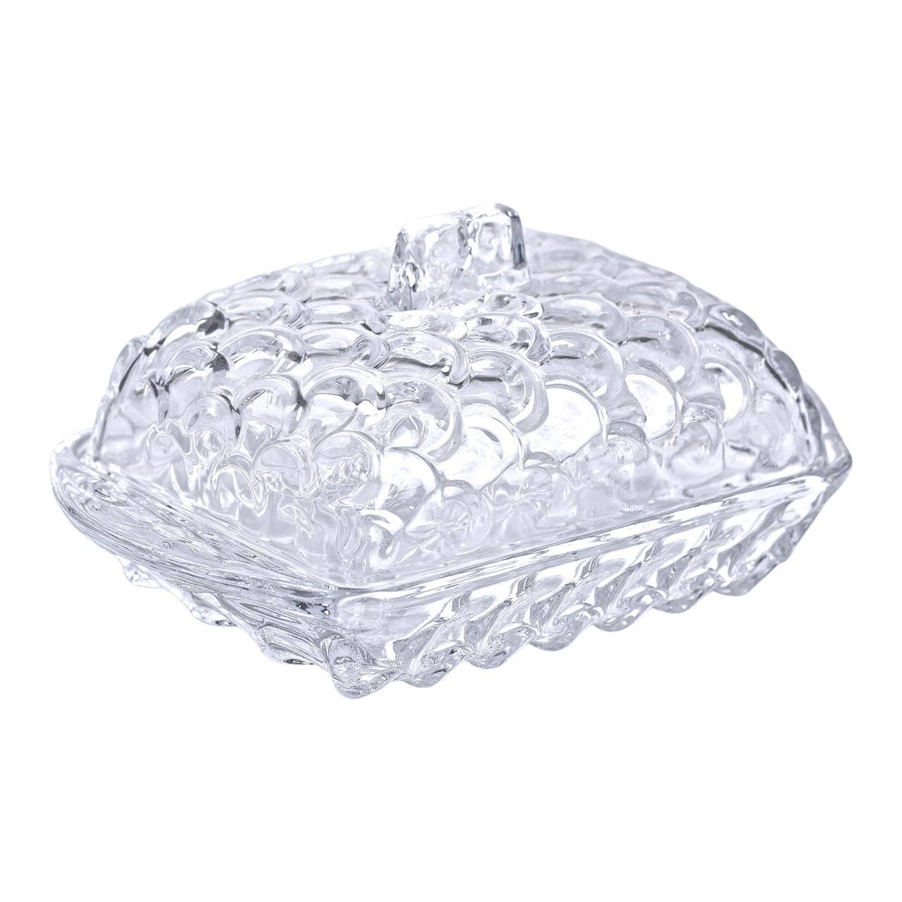 Маслянка для вершкового масла 17х10.5х8 см з кришкою зі скла HP-YH-46_HP-YH-46_Milantium_3