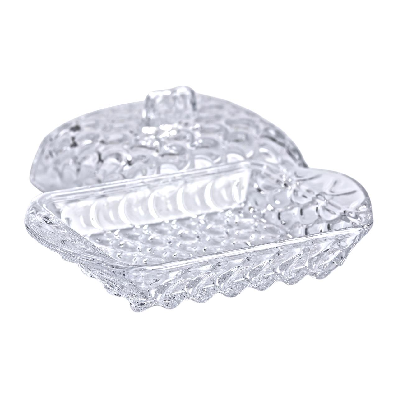 Маслянка для вершкового масла 17х10.5х8 см з кришкою зі скла HP-YH-46_HP-YH-46_Milantium_4