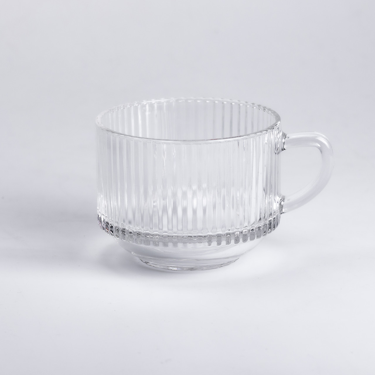 Набір чашок прозорих скляних 450 мл для гарячих напоїв 2 шт_HP-YH-60_Milantium_2