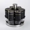 Набір для спецій 6 ємностей на підставці чорний_HP-1360_Milantium_1