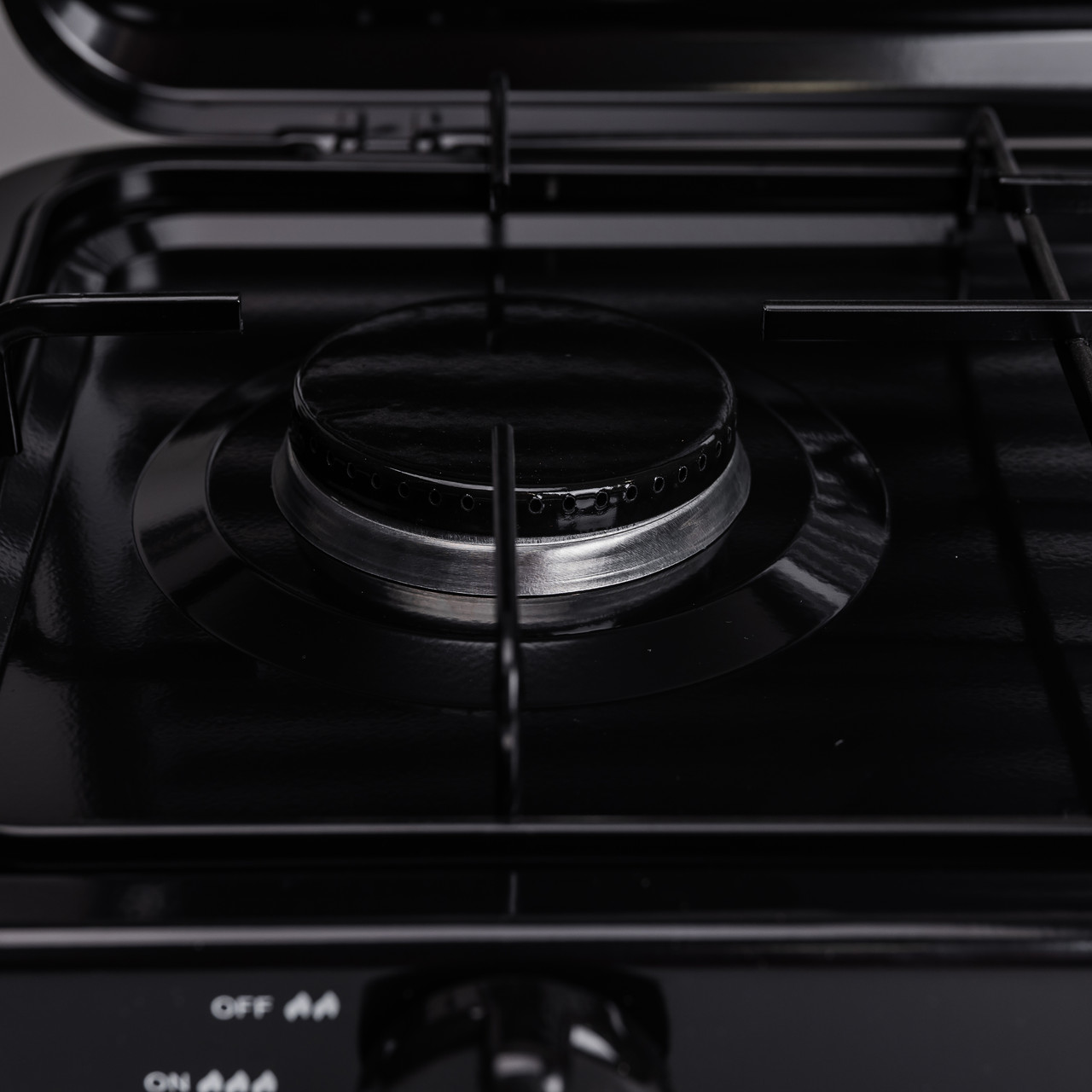 Столовая газовая плита на 2 Conuforms 4.4 кВт міні газова плита для балонного газу Чорна Sokany SK-6002_SK-6002B_Milantium_6