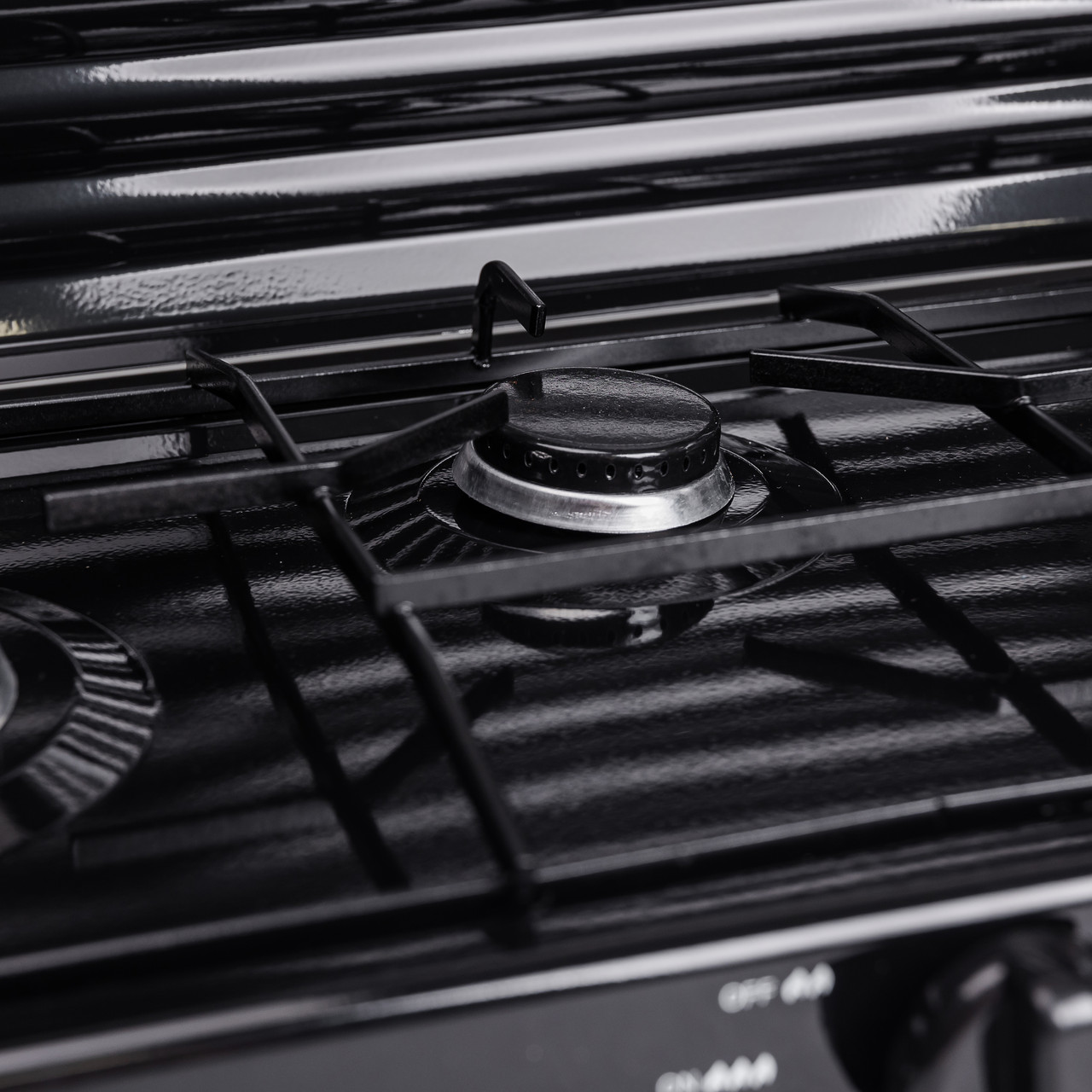 Столовая газовая плита на 3 конфорки міні газова плита для балонного газу Чорна Sokany_SK-6003B_Milantium_4