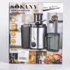 Соковижималка електрична шнекова 400 Вт Чорна Sokany_SK-4000_Milantium_7