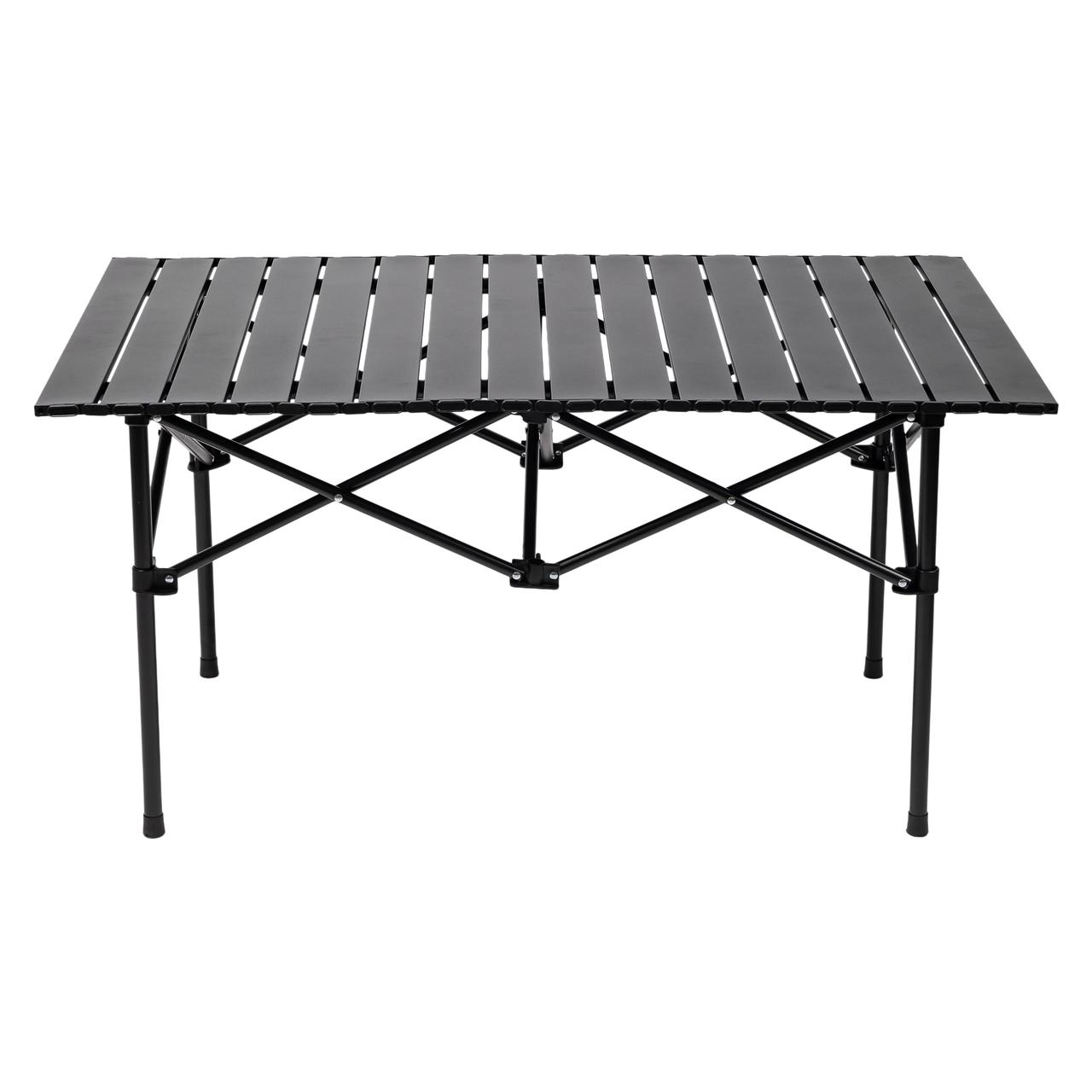Стол для пикника раскладной туристический 95х55х50 см стол походный для отдыха на природе Черный_SJ-0015-2_Milantium_2