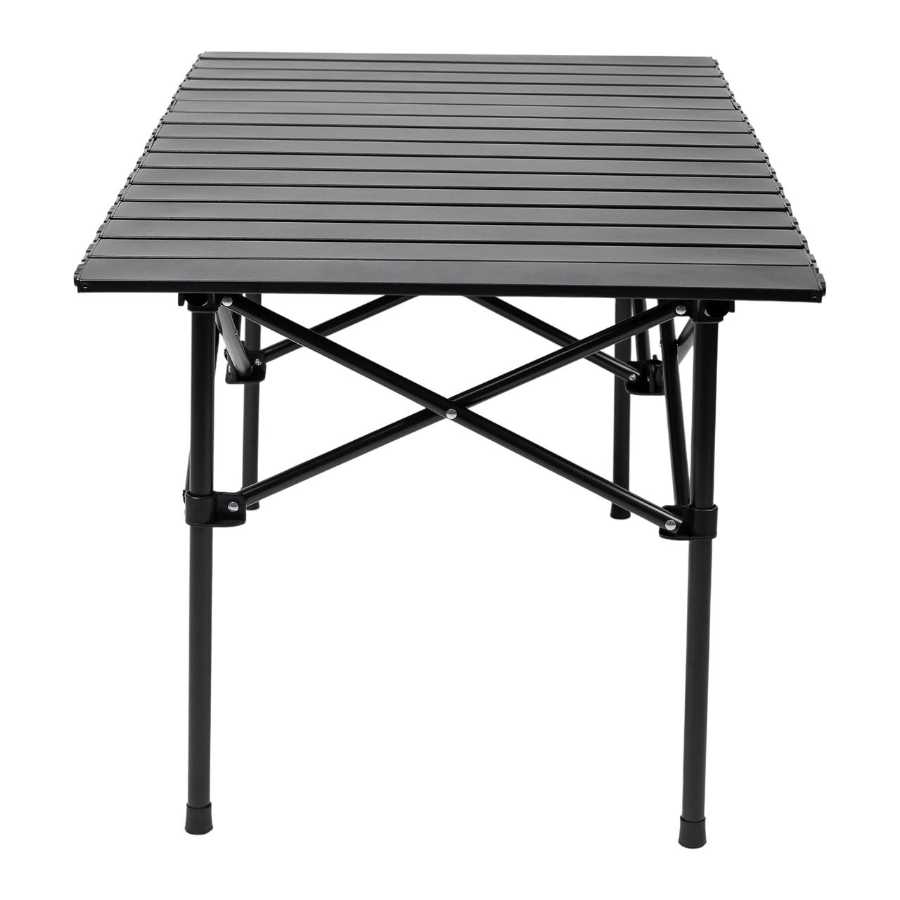 Стол для пикника раскладной туристический 95х55х50 см стол походный для отдыха на природе Черный_SJ-0015-2_Milantium_3