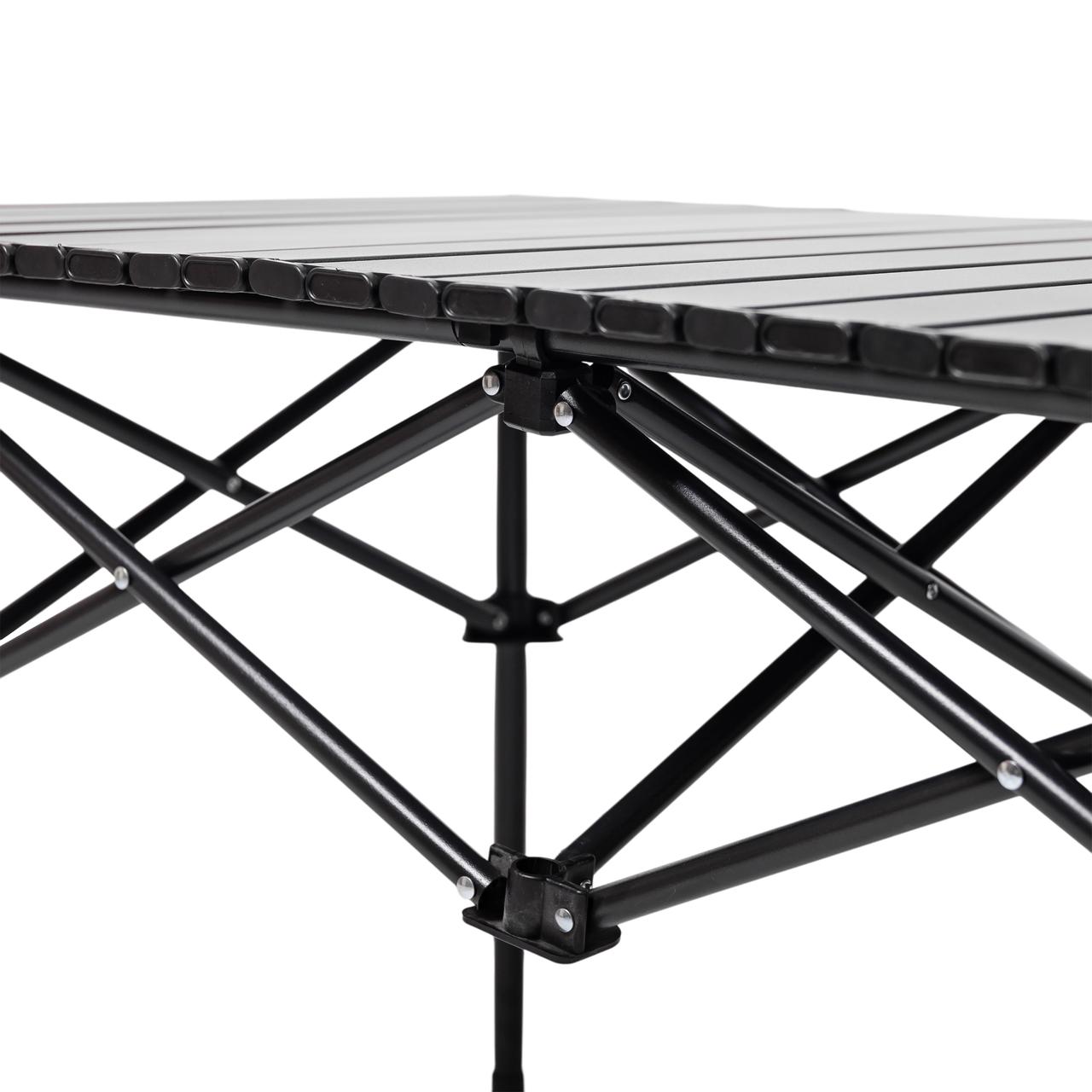 Стол для пикника раскладной туристический 95х55х50 см стол походный для отдыха на природе Черный_SJ-0015-2_Milantium_7