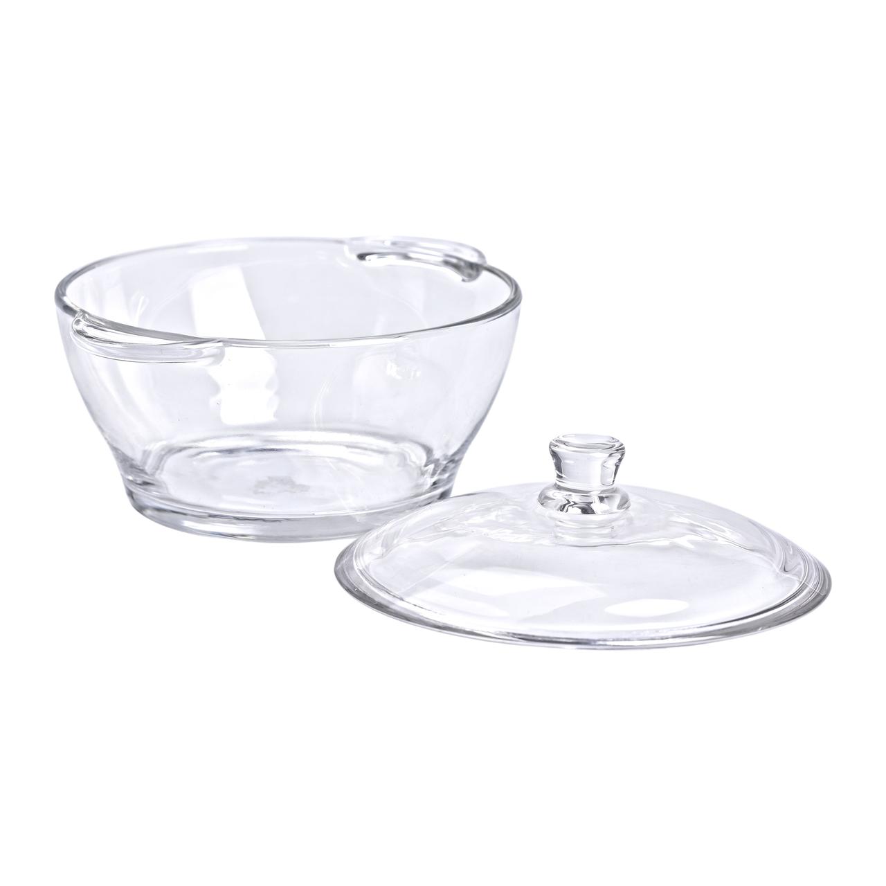 Супниця з кришкою Ø 15.5 см каструля бульйонниця скляна 1 л HP-YH-15_HP-YH-15_Milantium_3