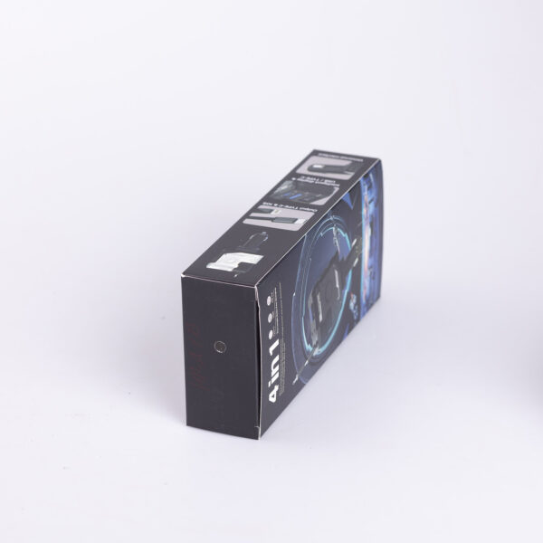 Автомобільний зарядний пристрій MECHA з висувними кабелями та портами USB/Type-C Чорний HP-A1B_HP-A1B_Milantium_7