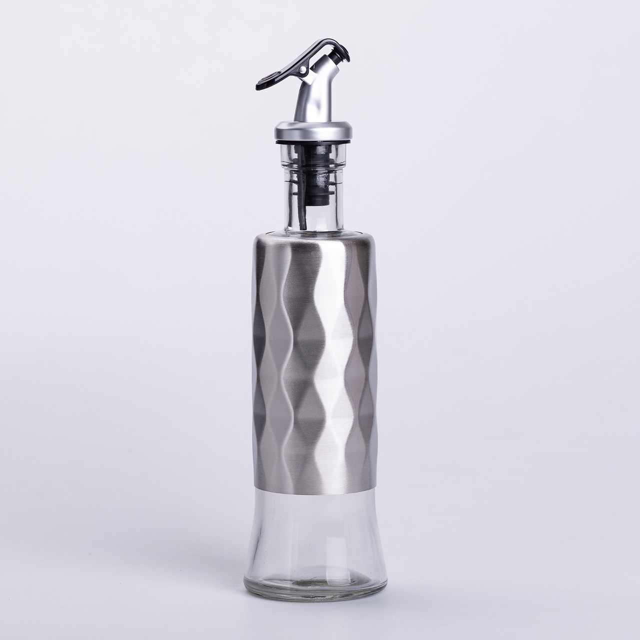 Пляшка для олії з дозатором 300 мл скляна пляшка для оливкової та соняшникової олії_HP-1361_Milantium_2