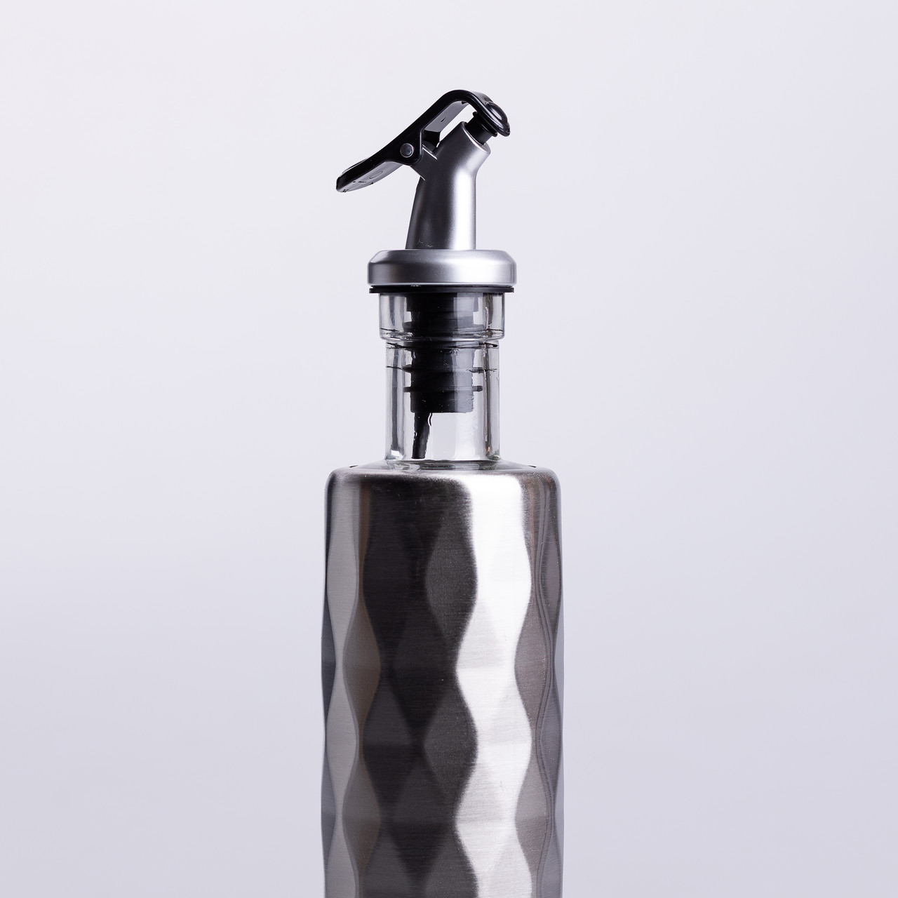 Пляшка для олії з дозатором 300 мл скляна пляшка для оливкової та соняшникової олії_HP-1361_Milantium_3