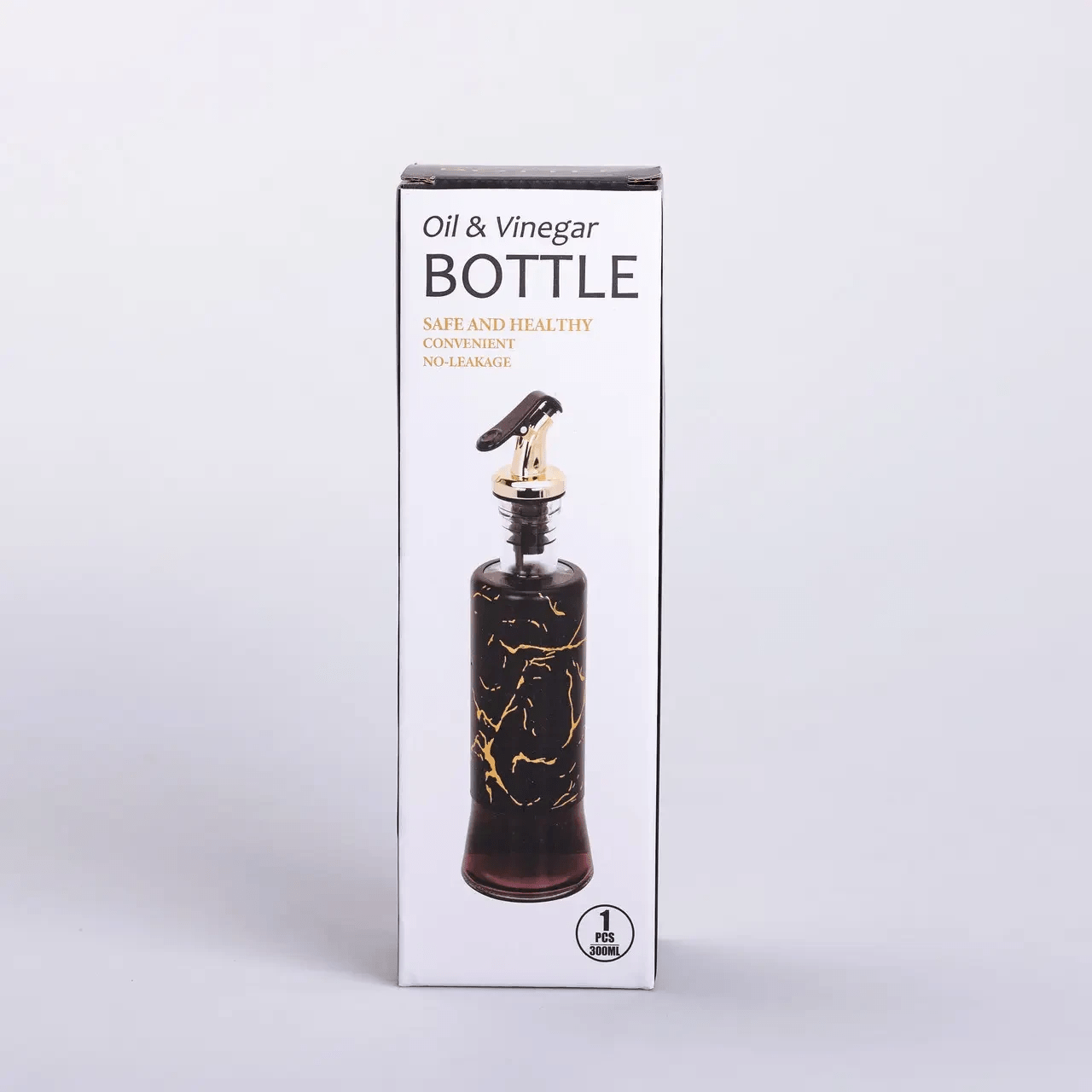 Пляшка для олії з дозатором 300 мл скляна пляшка для оливкової та соняшникової олії_HP-1362_Milantium_5