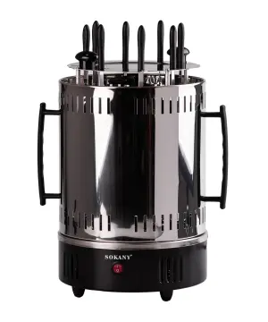 Електрошашличниця вертикальна Sokany SK6113 на 8 шампурів 1500 Вт_SK6113_Milantium_1