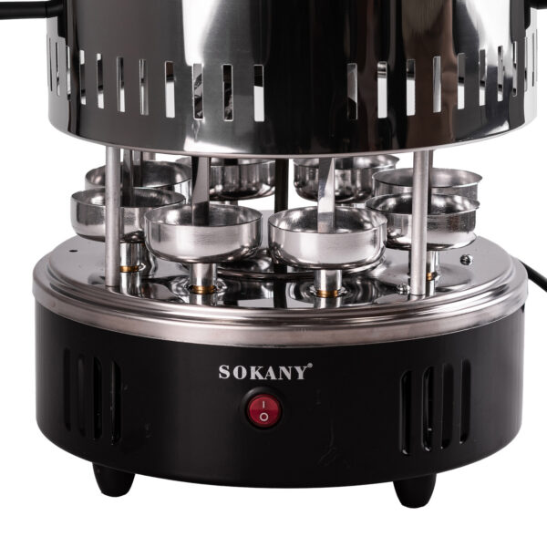 Электрошашлычница вертикальная Sokany SK6113 8 шампуров 1500 Вт_SK6113_Milantium_4