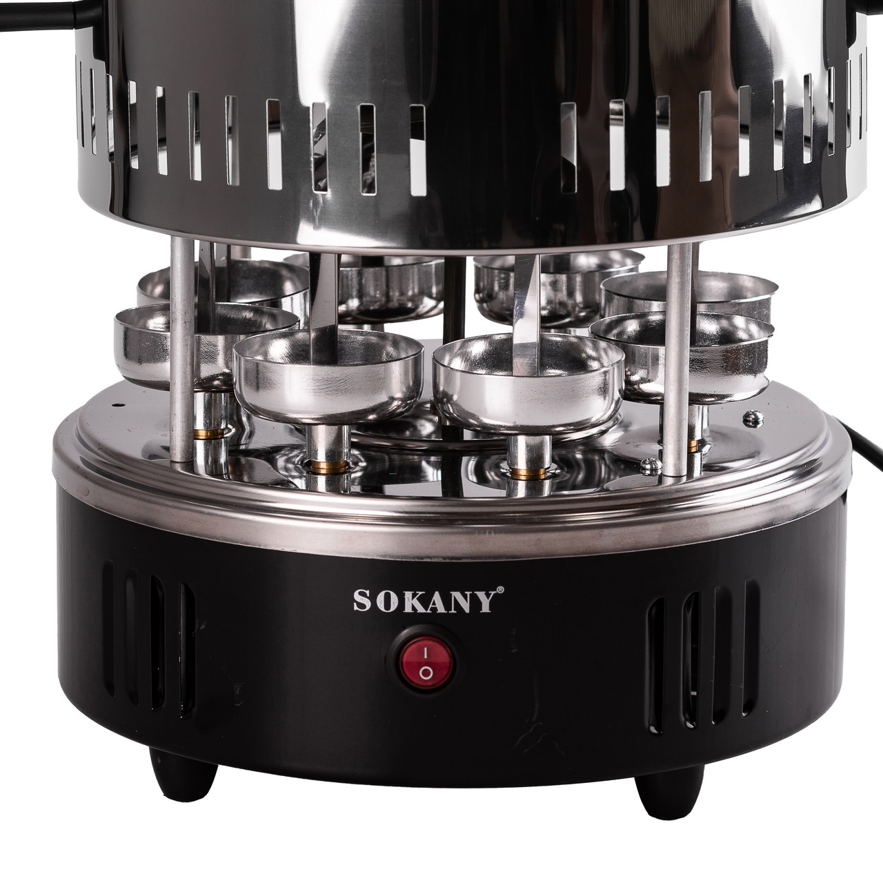 Электрошашлычница вертикальная Sokany SK6113 8 шампуров 1500 Вт_SK6113_Milantium_4