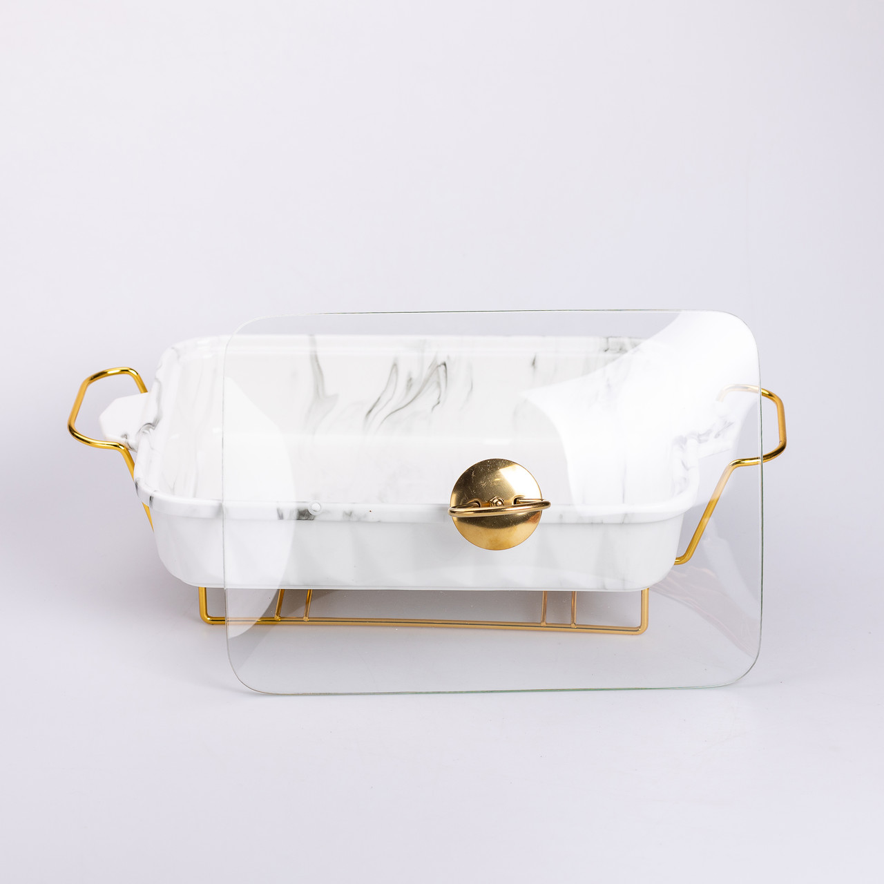 Настільна мармітниця 2 літри марміт прямокутний керамічний 40х22.5х15.5 см для других страв HP1030_HP1030_Milantium_2