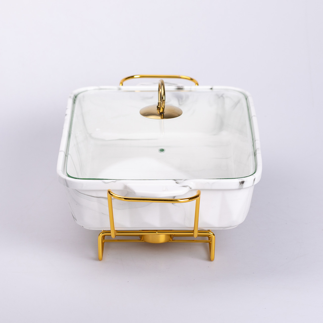 Настільна мармітниця 2 літри марміт прямокутний керамічний 40х22.5х15.5 см для других страв HP1030_HP1030_Milantium_4