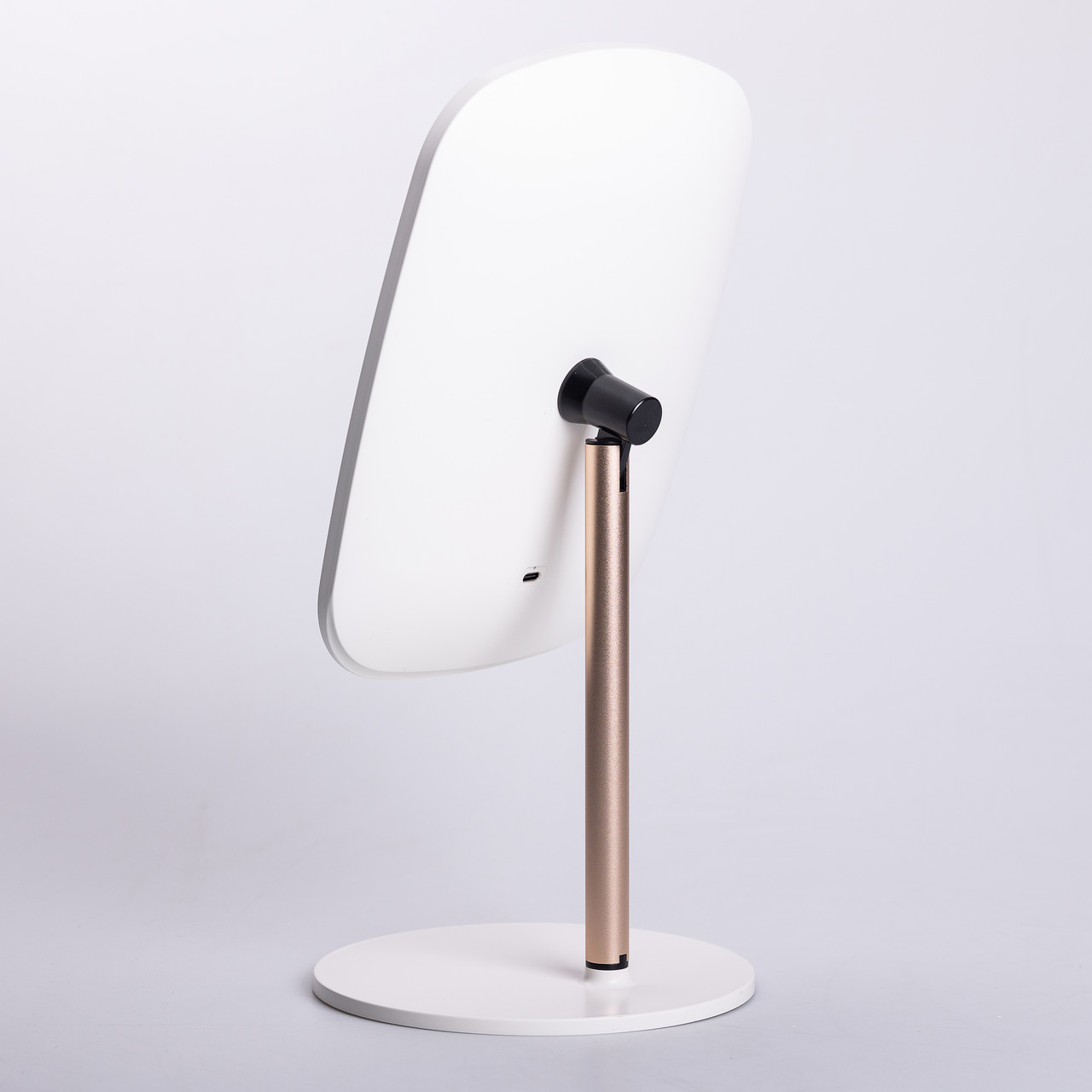 Настільне дзеркало з підсвічуванням 23х18 см для макіяжу на ніжці Біле HP-10-6AW_HP-10-6AW_Milantium_4