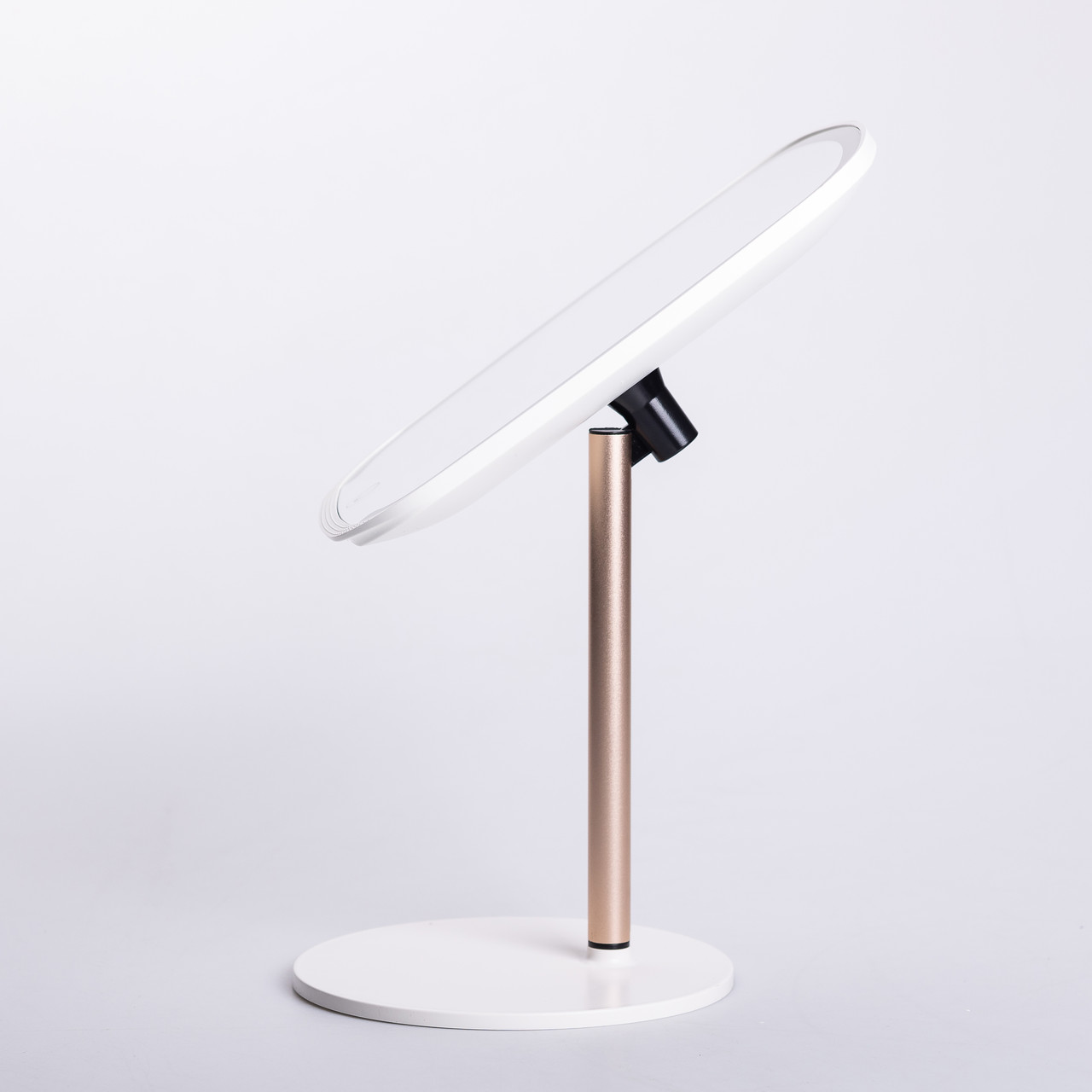 Настільне дзеркало з підсвічуванням 23х18 см для макіяжу на ніжці Біле HP-10-6AW_HP-10-6AW_Milantium_6