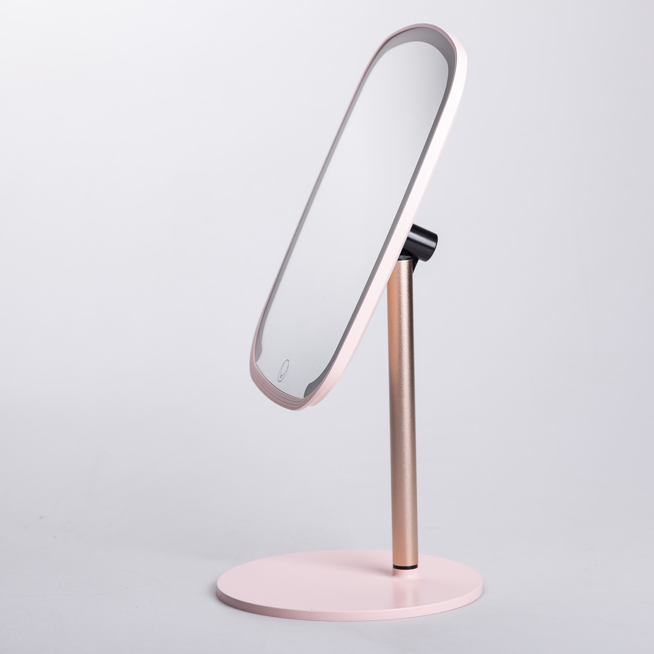 Настільне дзеркало з підсвічуванням 23х18 см для макіяжу на ніжці Рожеве HP-10-6AP_HP-10-6AP_Milantium_4