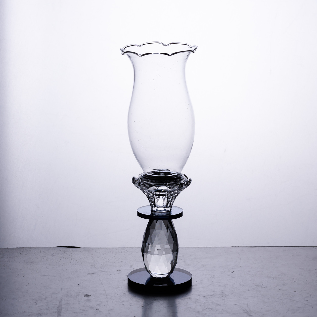 Підсвічник скляний 7×25.5 см підсвічник декоративний келих на ніжці_HP-4-1S_Milantium_3