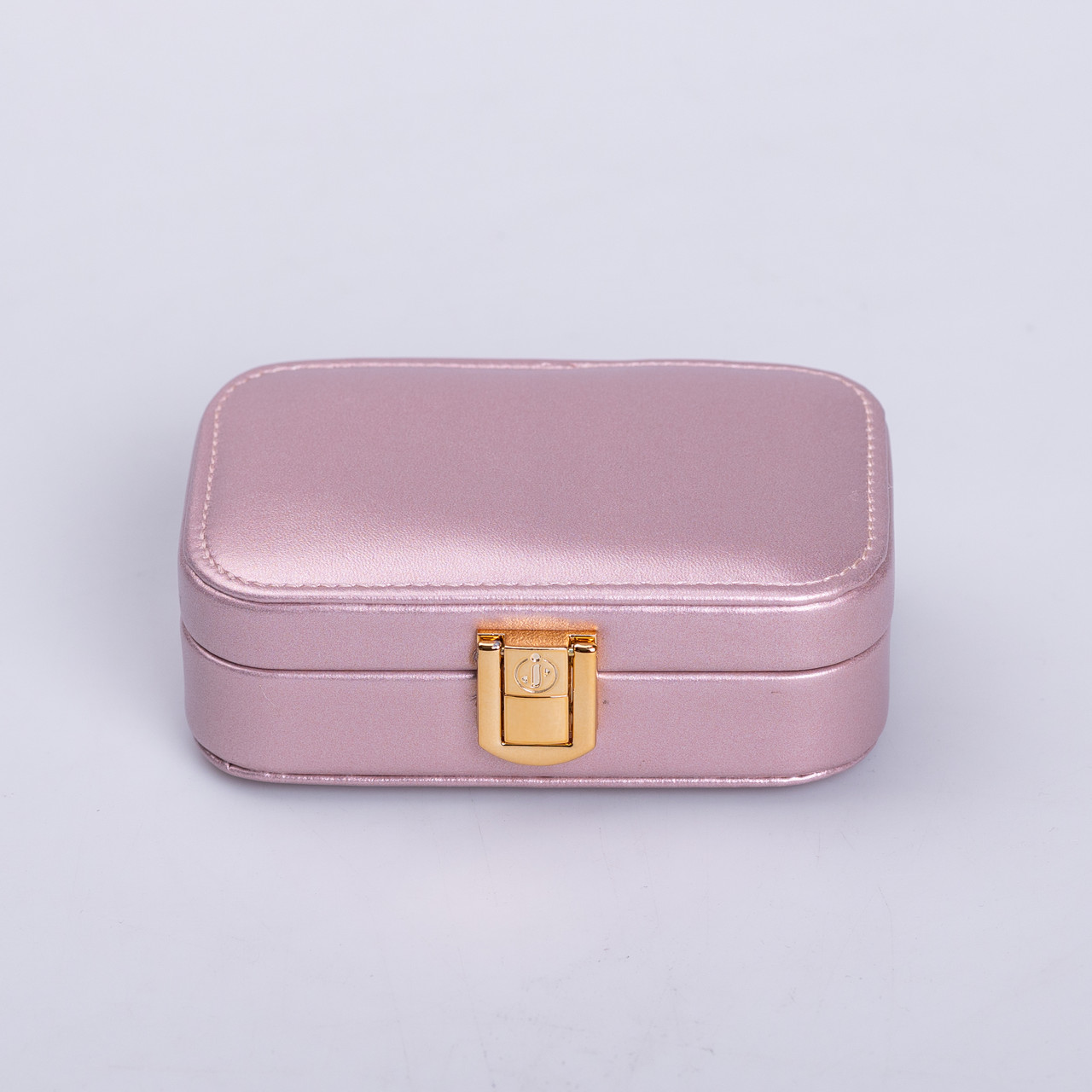 Скринька для прикрас з еко шкіри 12×7.5×4 см із застібкою органайзер для ювелірних виробів HP-5-34P_HP-5-34P_Milantium_3