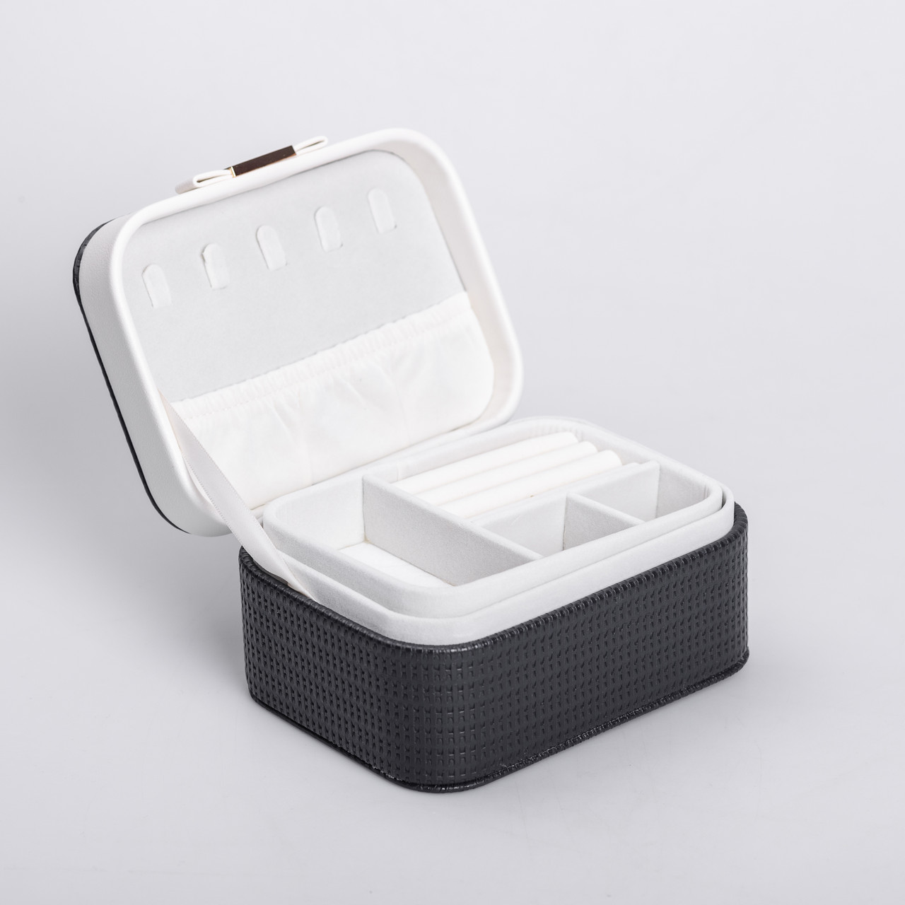 Скринька для прикрас з еко шкіри 15.5×11.5×8.5 ​​органайзер для ювелірних виробів HP-5-37B_HP-5-37B_Milantium_5