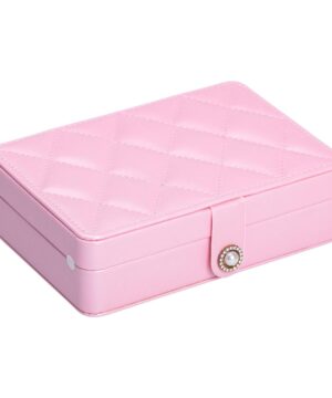 Скринька для прикрас з еко шкіри 16×11×4.7 см органайзер для ювелірних виробів HP-5-30P_HP-5-30P_Milantium_1