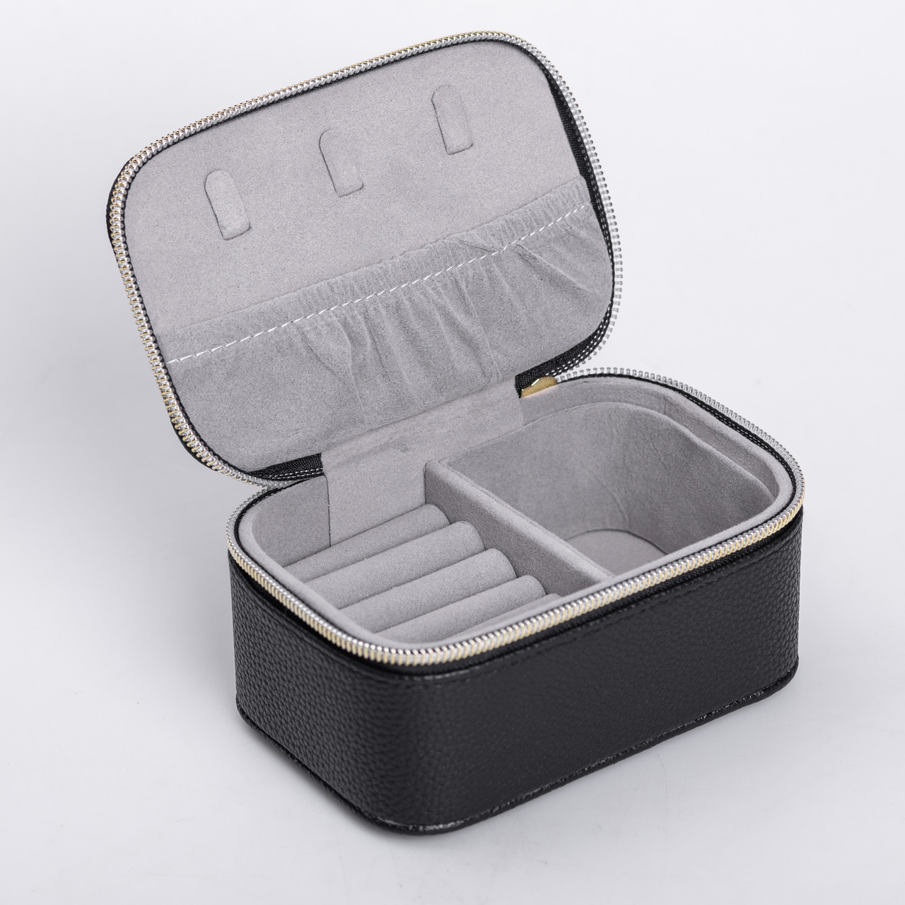 Скринька для прикрас з еко шкіри на блискавці міні органайзер для ювелірних виробів HP-5-26B_HP-5-26B_Milantium_3