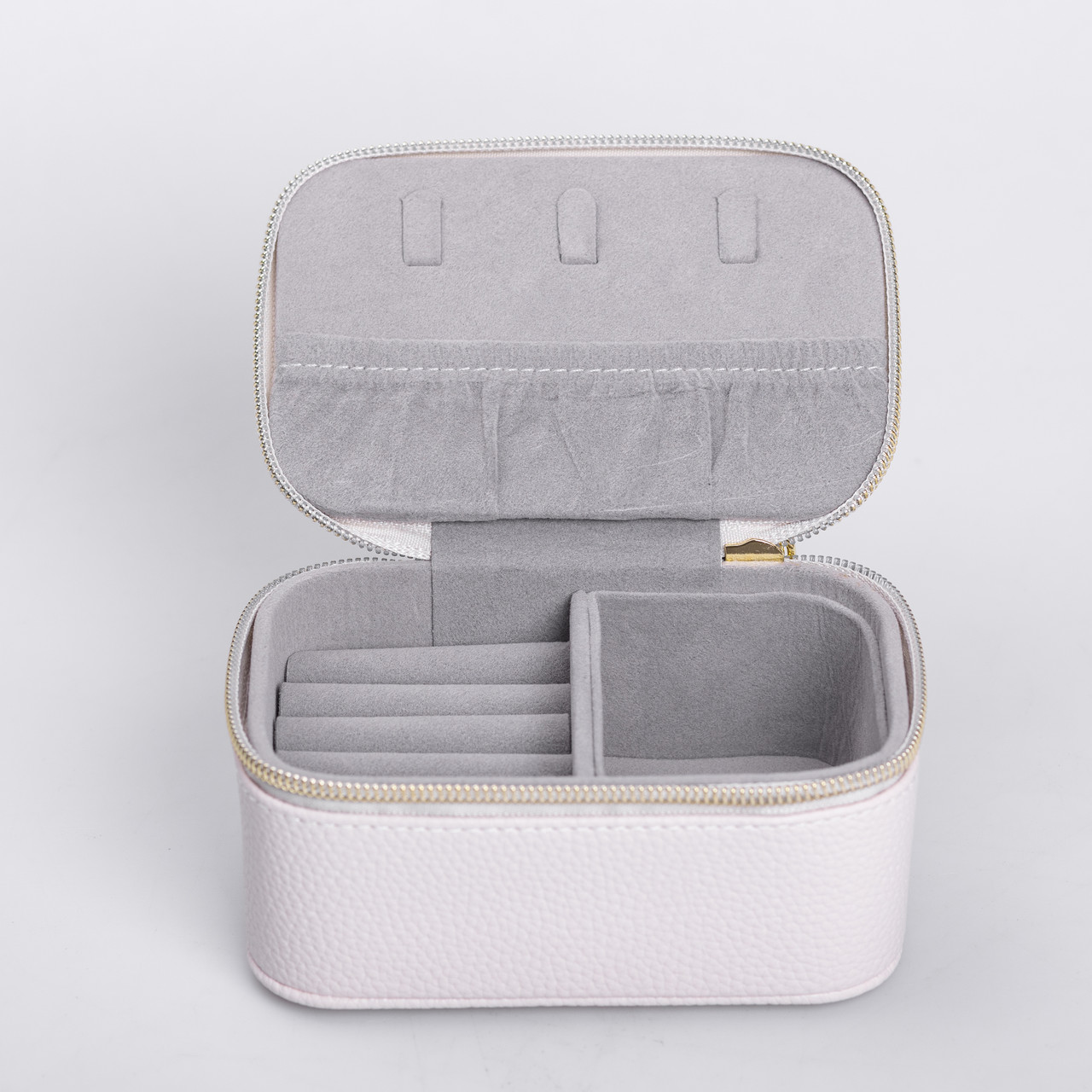 Скринька для прикрас з еко шкіри на блискавці міні органайзер для ювелірних виробів HP-5-26BE_HP-5-26BE_Milantium_4