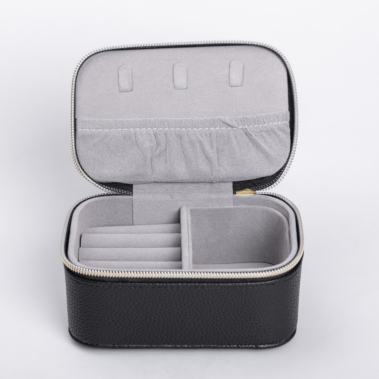 Скринька для прикрас з еко шкіри на блискавці міні органайзер для ювелірних виробів HP-5-26B_HP-5-26B_Milantium_4